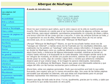 Tablet Screenshot of alberguedenaufragos.com.ar